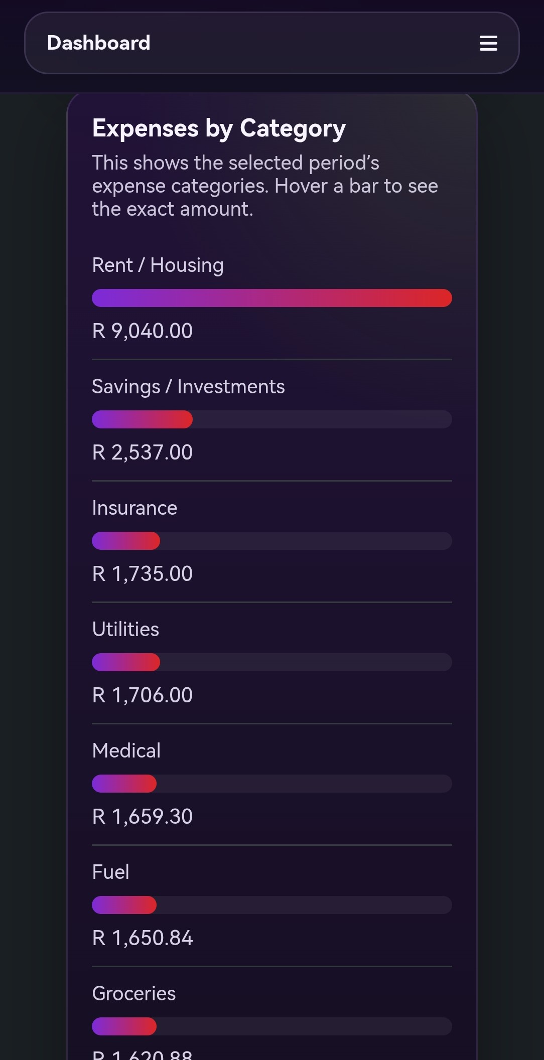 GrapeFinance mobile receipt and record workflow preview.