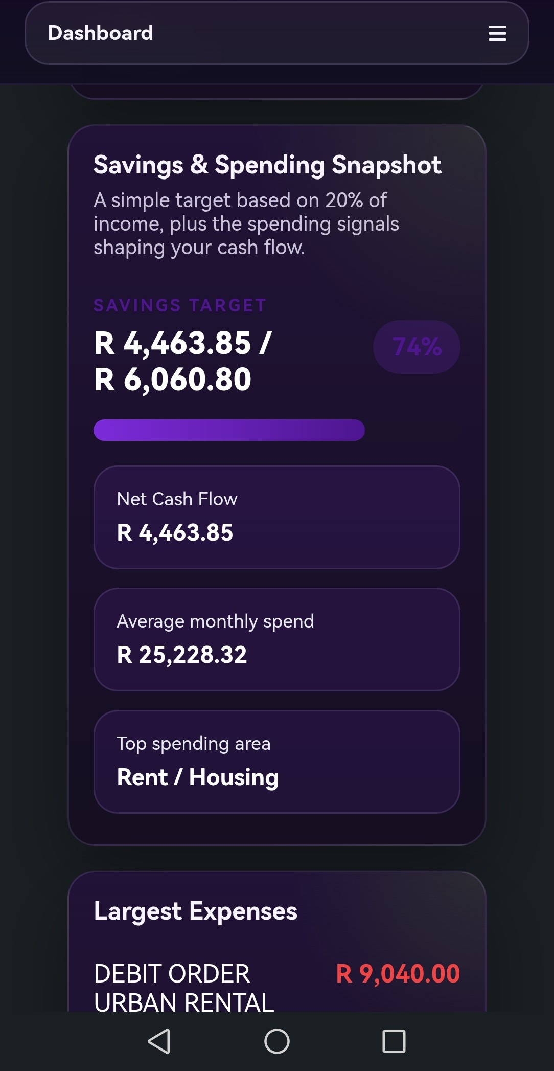 GrapeFinance mobile tax-readiness and evidence organization preview.